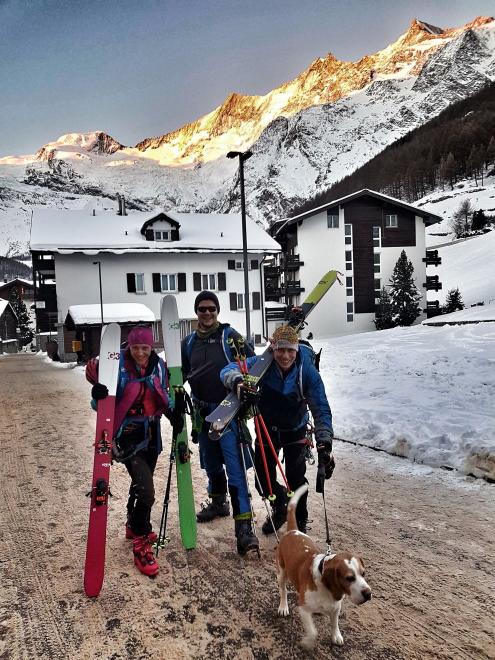 Ráno vyrážíme ze Saas-Fee