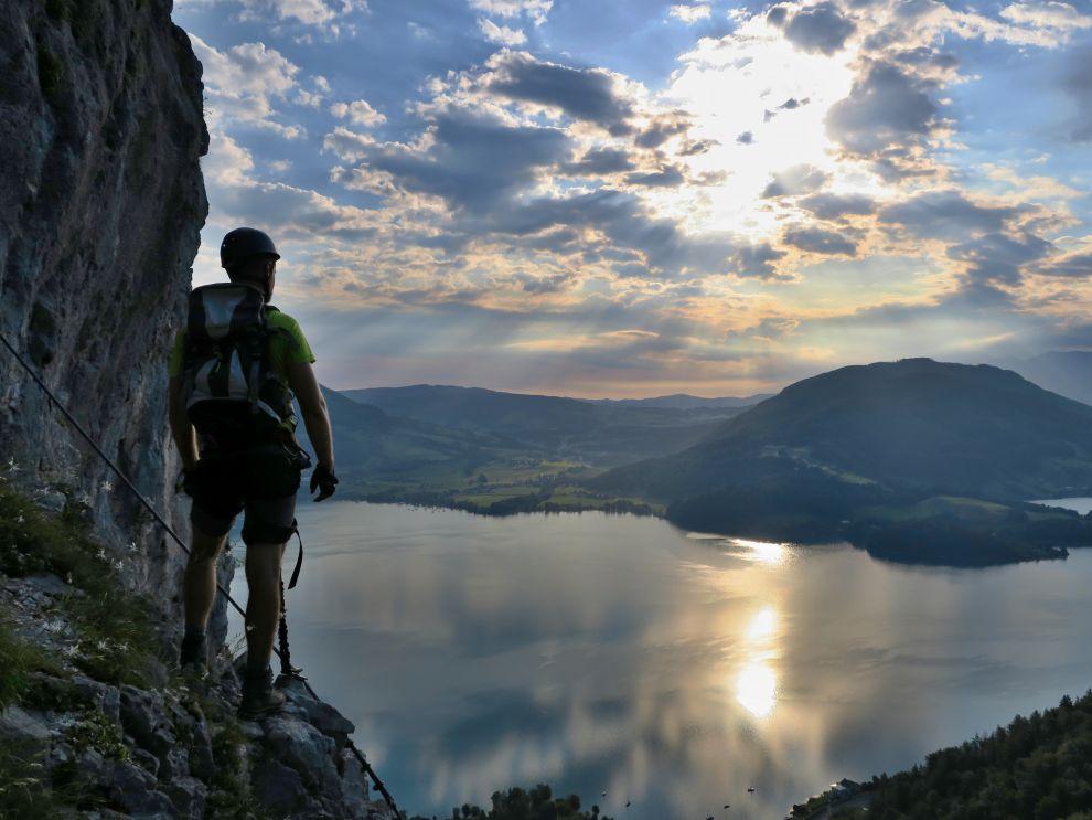 Ranní slunce nad Mondsee
