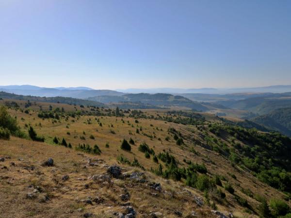 Srbská vyprahlá krajina