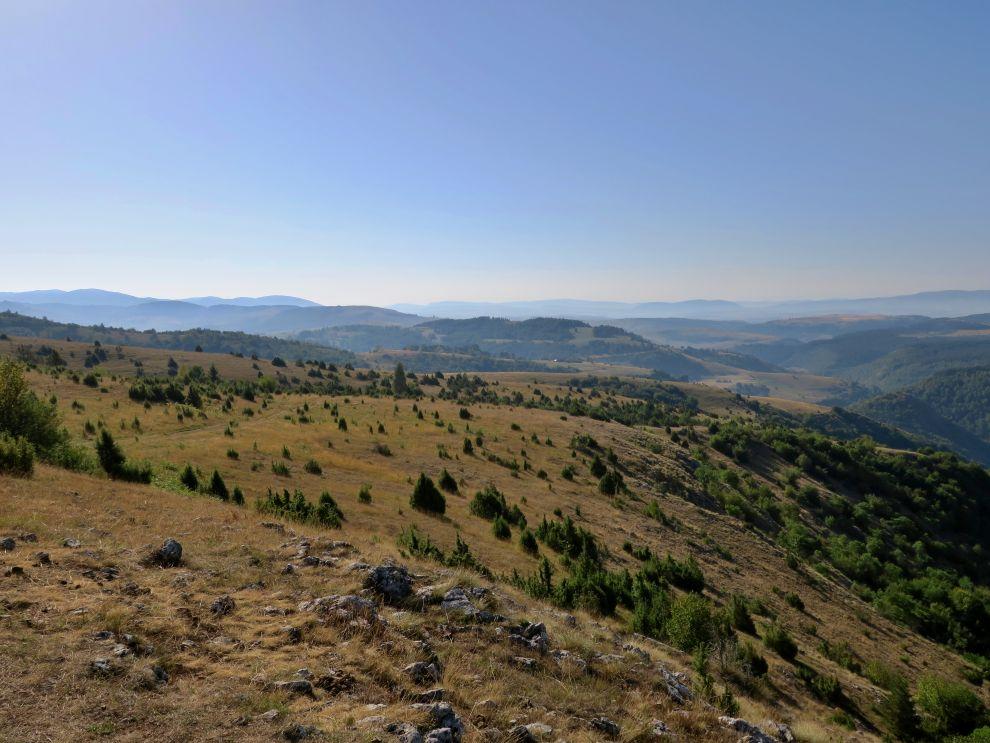 Srbská vyprahlá krajina