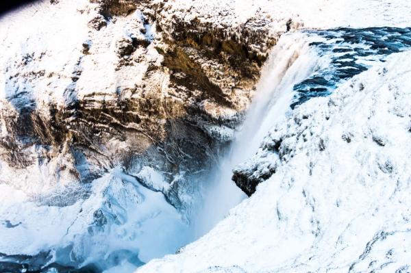 Skógafoss z vrcholu
