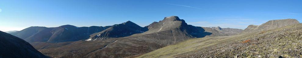 Výhled na Rondslottet 2 178m