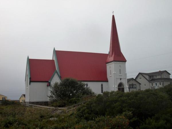 Kostelík na Peggy´s Cove
