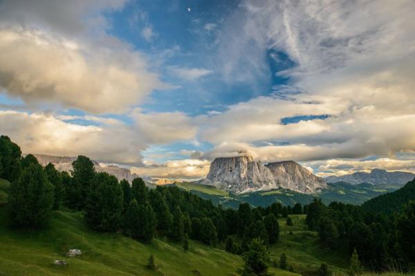 Výhled na Sassolungo/Langkofel