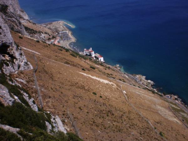 Pohled z Gibraltarské skály