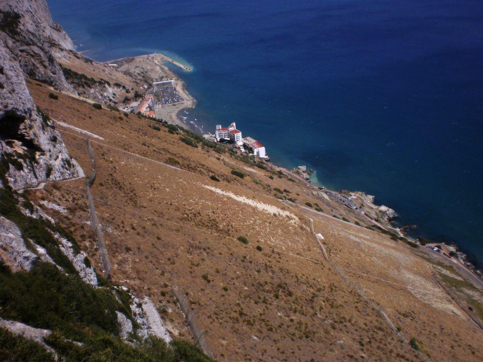 Pohled z Gibraltarské skály