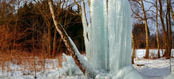 Lovětínský ledový stalagmit