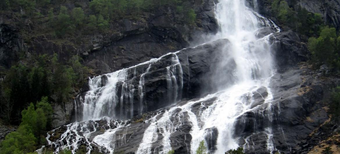 Vodopád Vidfossen