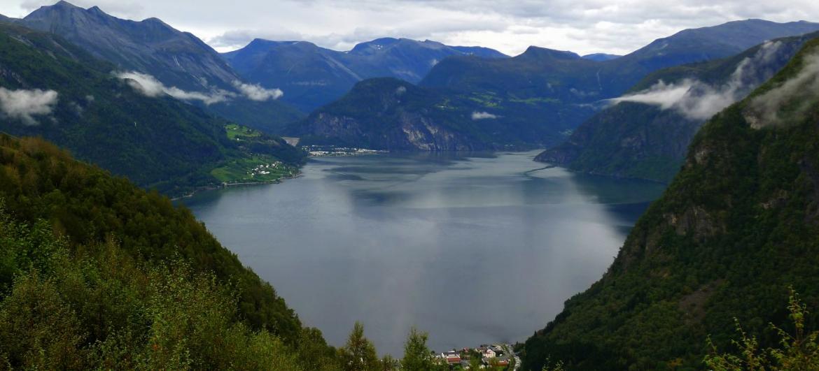 Vyhlídka na Storfjord