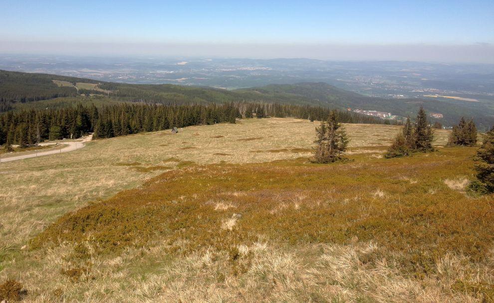 Výhled od chalupy