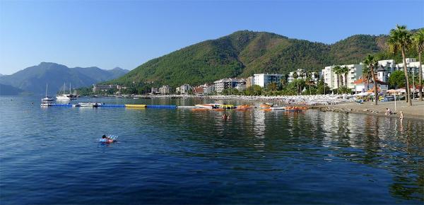 Kopce mezi Marmaris a Içmelerem