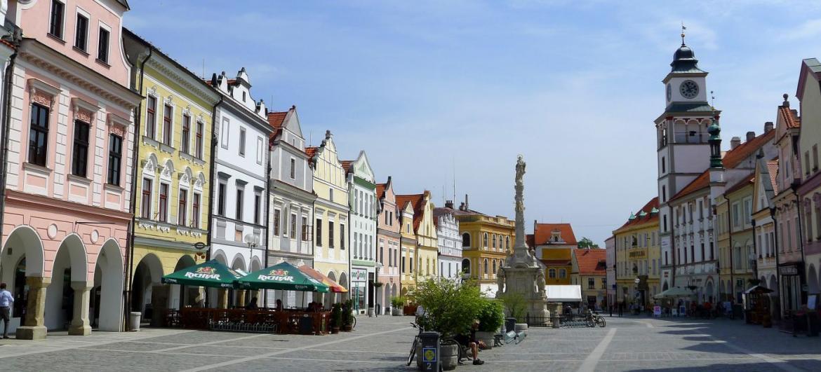 Masarykovo náměstí v Třeboni
