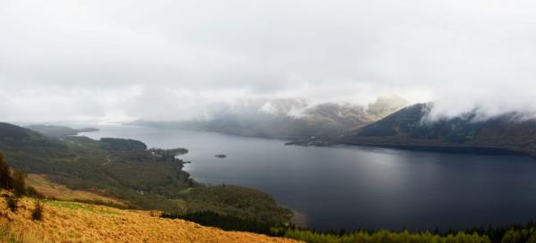 Výstup nad Loch Lomond