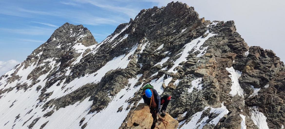 Lezba na Lagginhorn (4010 m)
