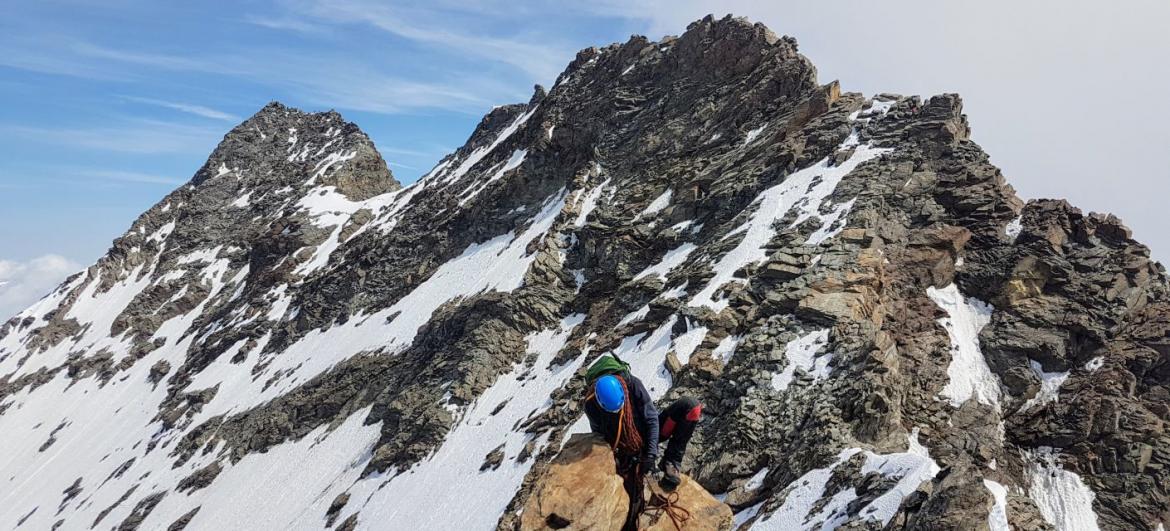 Lezba na Lagginhorn (4010 m)