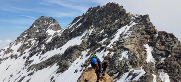 Lezba na Lagginhorn (4010 m)