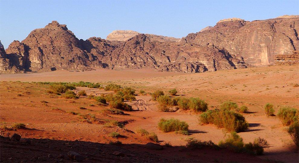 Pozdní odpoledne ve Wadi Rum