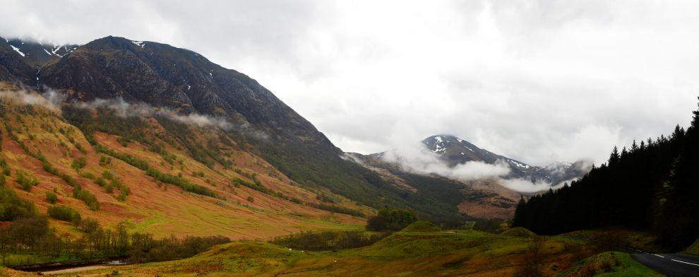 Vjezd do Glen Nevisu