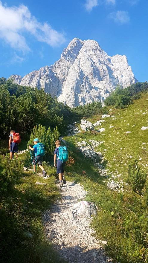 Spitzmauer - 2446 m, druhá nejvyšší hora Mrtvých hor