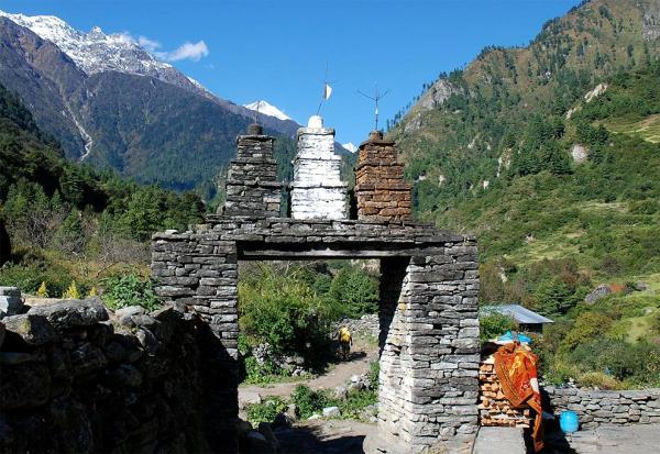 Vstup do Bagarchhapu
