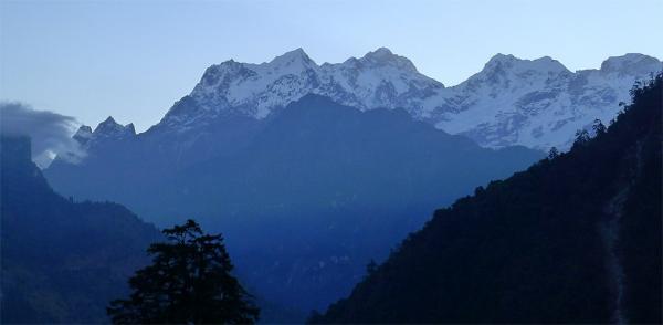 Výhled na Manaslu