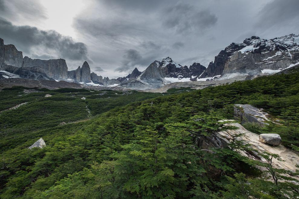Neskutečný výhled na Cerro Cabeza del Indio z Mirador Británico