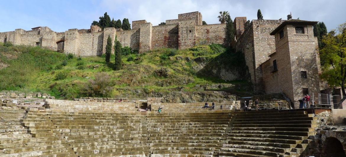 Hrad Alcazaba v Malaze