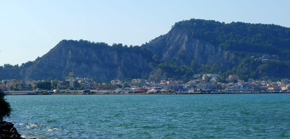 Výhled na město Zakynthos