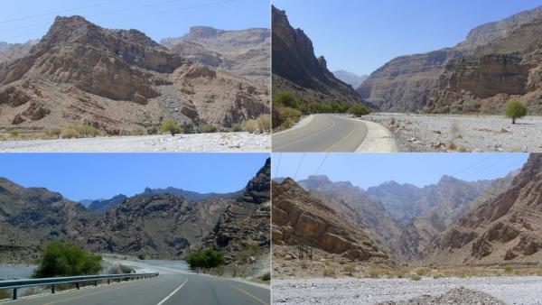 Jízda údolí Wadi Bani Kharus
