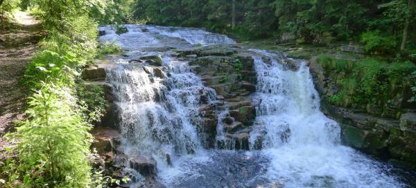The most beautiful falls in Czech Republic