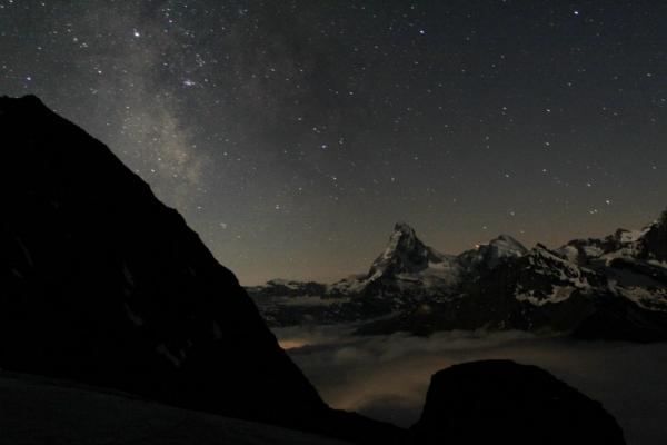 Noční Matterhorn