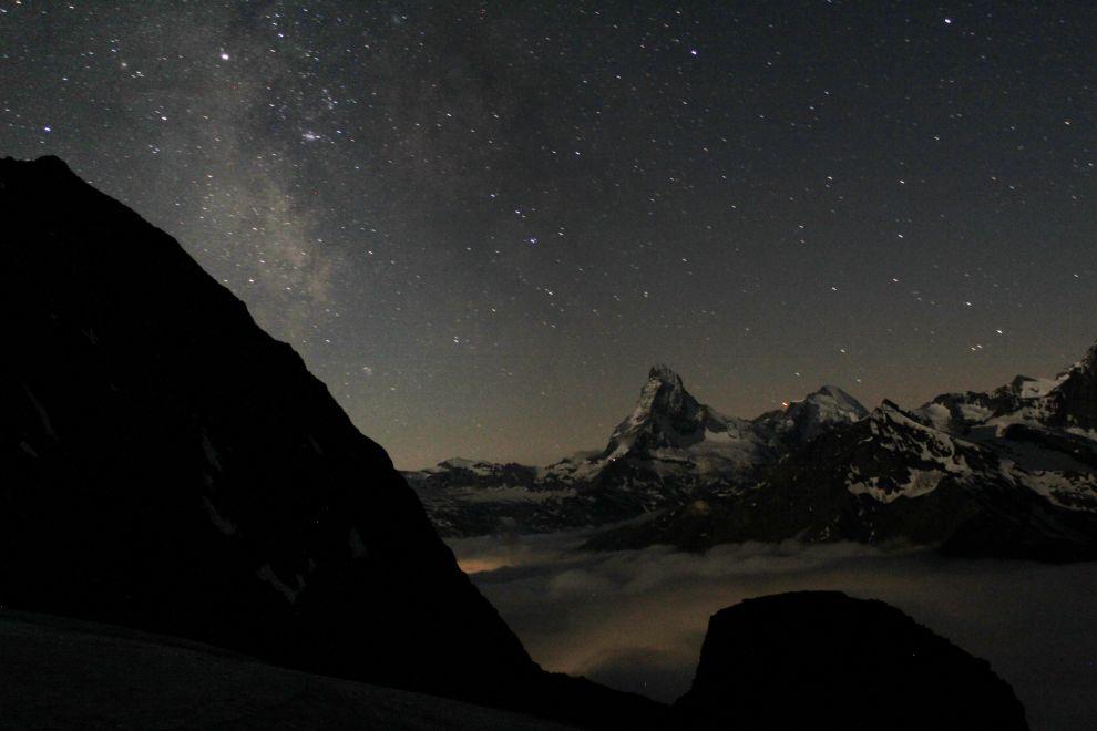 Noční Matterhorn
