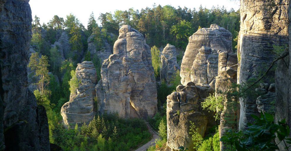 Denisova cesta - Odpočinkové místo a vyhlídka