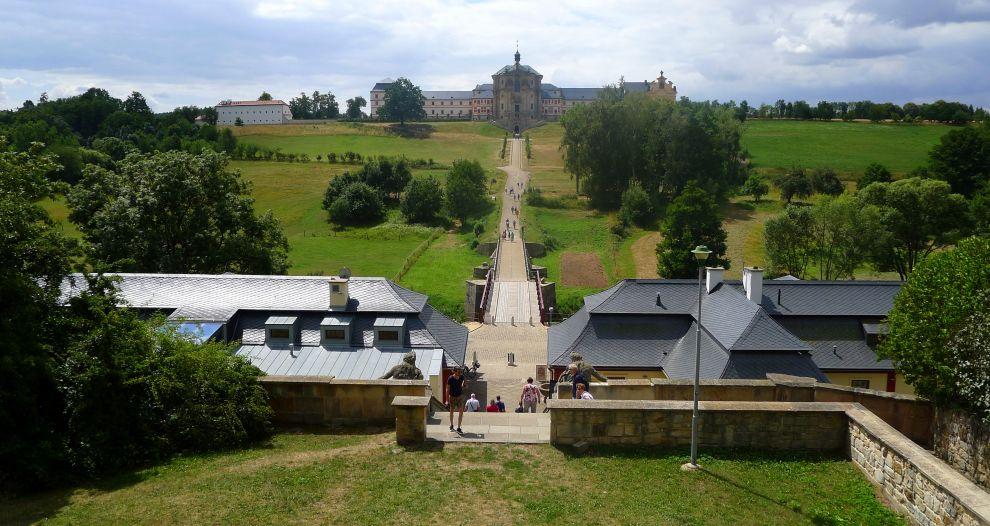 Vyhlídkový balkon na Kuks