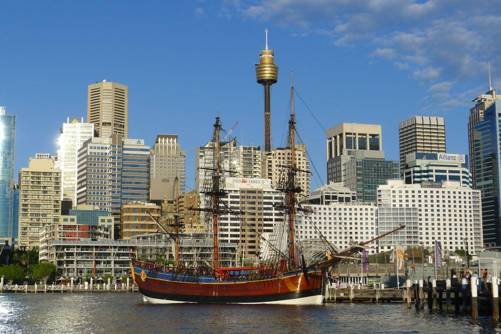 HM Bark Endeavour Replica