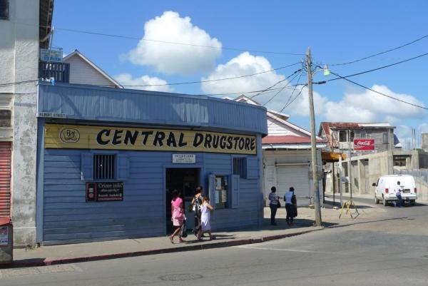 Uličky města Belize City