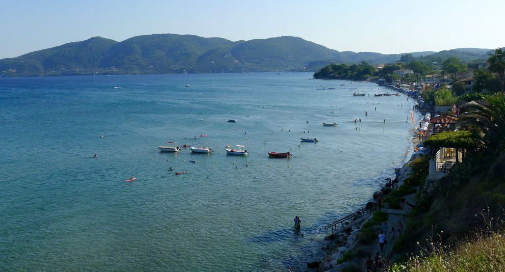 Agios Sostis z vrchu
