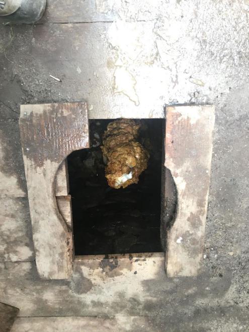 Frozen pyramid of shits