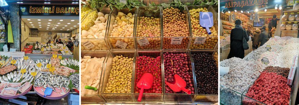 Bazar v blízkosti Galatského mostu