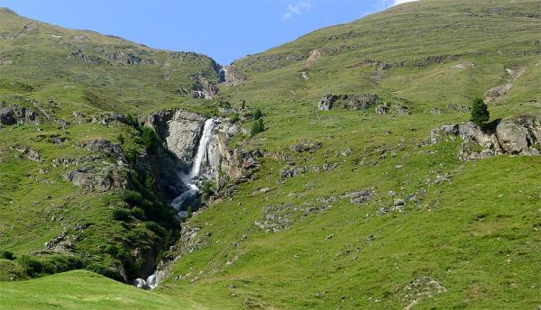 Waterfall on stream Mitterbach