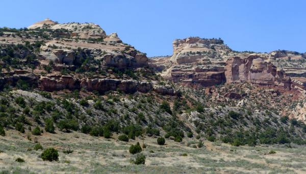 Colorado Monument ze spoda