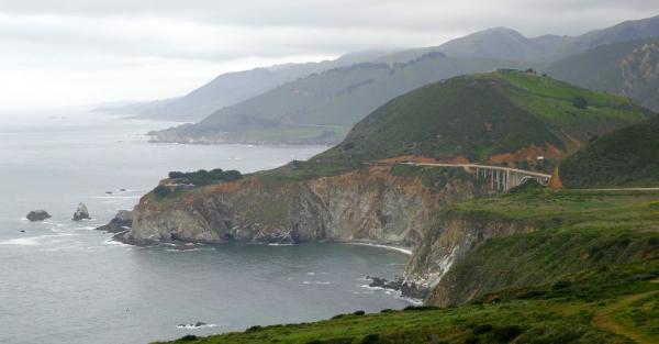 Bixby Bridge z vyhlídky
