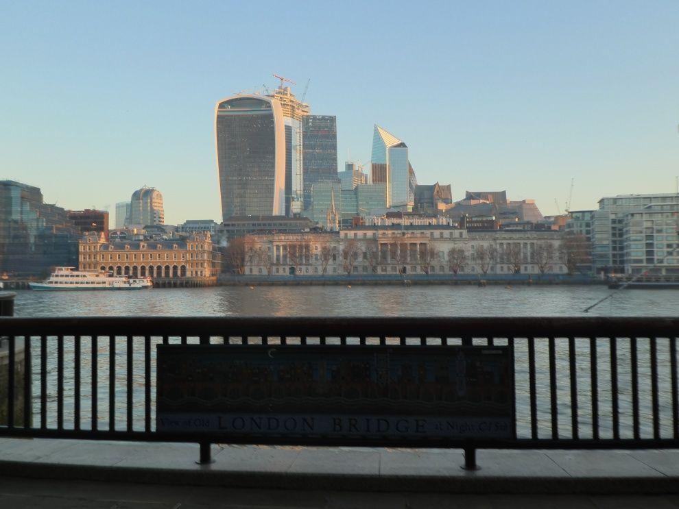Vyhlídka na finanční centrum v City of London