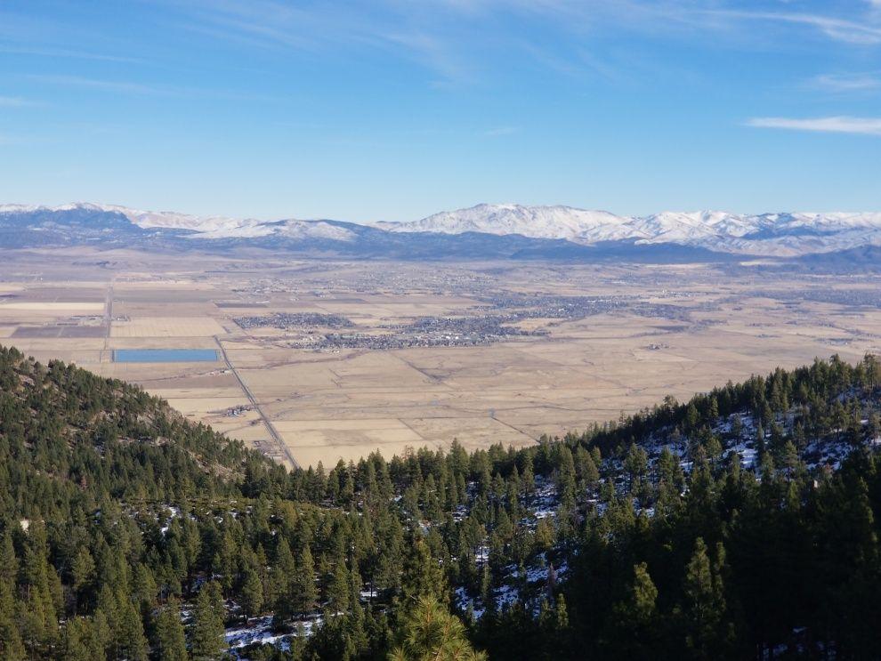 Přejezd přes hory do South Lake Tahoe