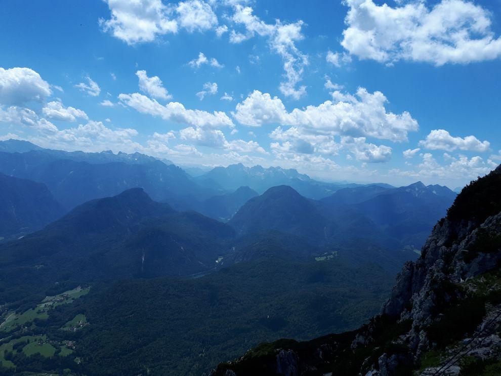 Výhled z vrcholu Hochstaufen