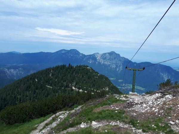 Výhled z Hochschlegelu na Predigstuhl