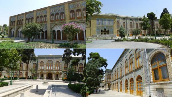 Palác Golestán z venku