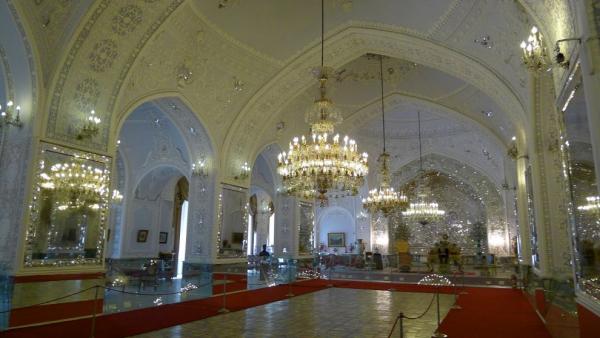Interiery paláce Golestan
