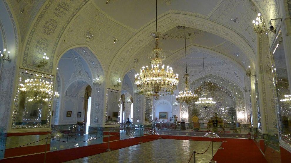 Interiery paláce Golestan
