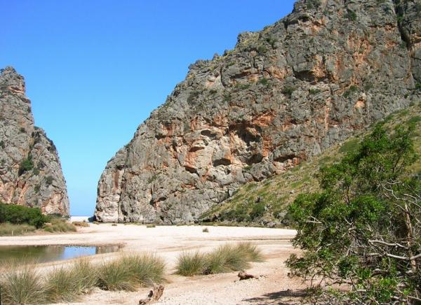 Kousek od pláže Sa Calobra